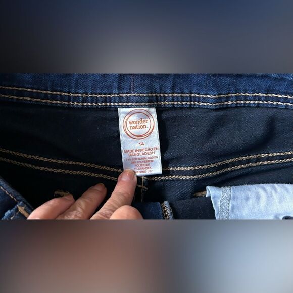 NWOT … WONDER NATION “Size: 14” Denim Shorts - Picture 2 of 3